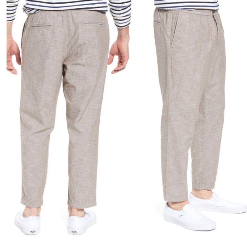 1901 Crop Chambray Chino Pants Small - READ - Picture 10 of 11